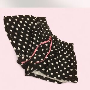 Disney Black and White Polka Dot Women's Shorts